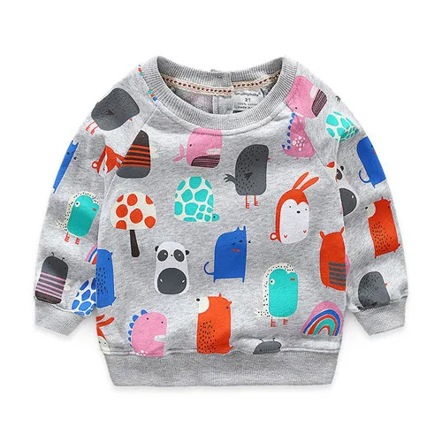 T7411 Girls Clothes Jumpingbaby/ г. Футболка для девочек Детский свитер, одежда футболки для маленьких девочек Camiseta roupas infantis menina, Осенние Топы для малышей - Цвет: T7411 Girls Clothes
