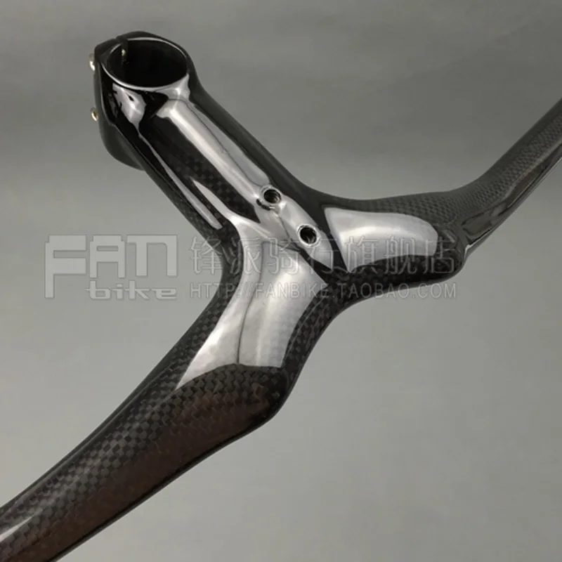 Полностью углеродное волокно руль для горного велосипеда интегрированный MTB 3K