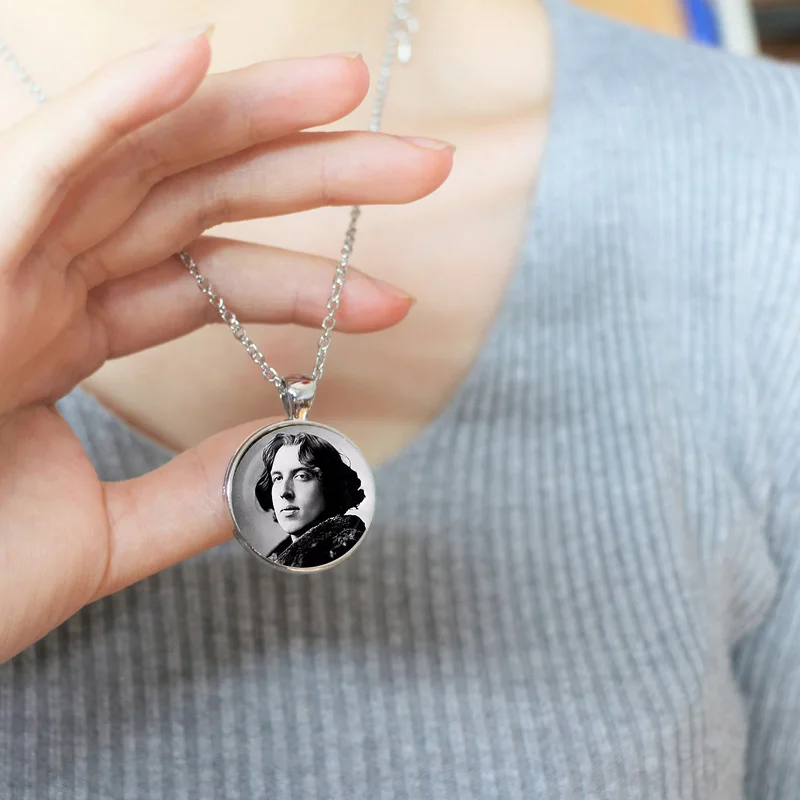 Кулон Оскар вильд. Автор записывающее ожерелье. вильд украшения для известных