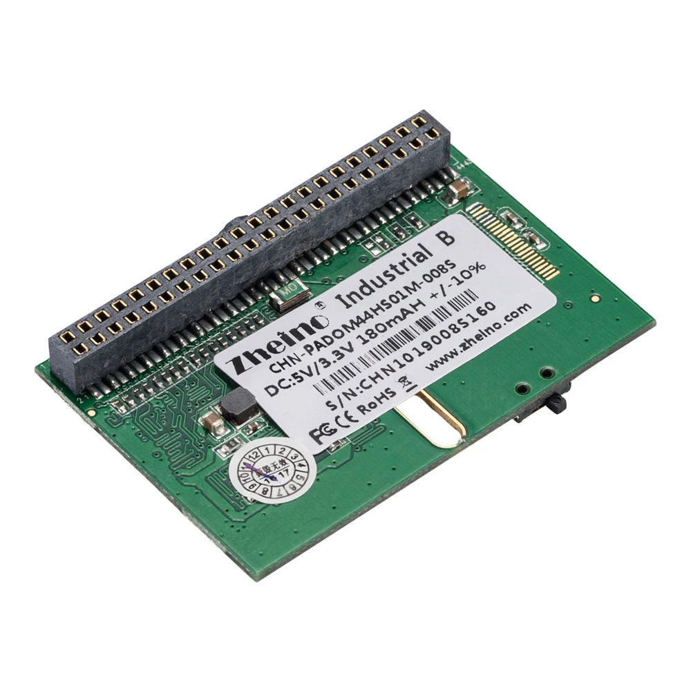 Новый Zheino DOM 44PIN SSD IDE/PATA SLC 8GB горизонтальная розетка промышленный диск на модуль