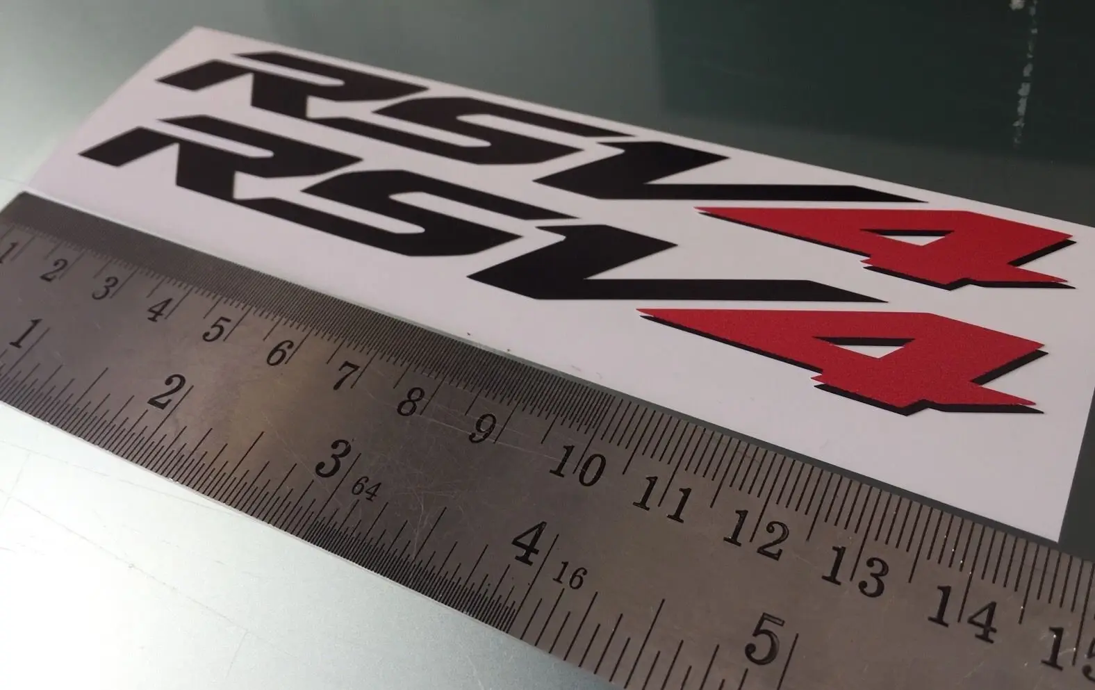 Стикер 3 м 1 пара стикеров RSV4 наклейки для Aprilia хвостового блока с новым логотипом