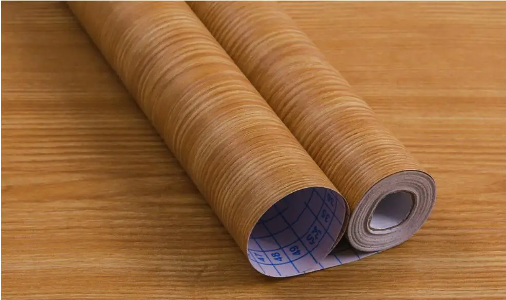 120 Обои для спальни, самоклеющиеся, теплые, водонепроницаемые, ПВХ наклейка под дерево, столовая, шкаф, старый дом, мебель, ремонт - Цвет: 120