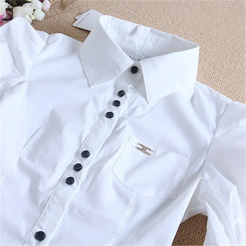 Новое поступление женская блузка рубашка с длинным рукавом Blusas элегантные топы