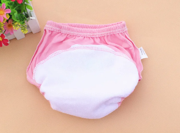 1 шт. Детские Водонепроницаемые хлопковые подгузники 4 слоя|cloth diaper|potty training pantsnappy