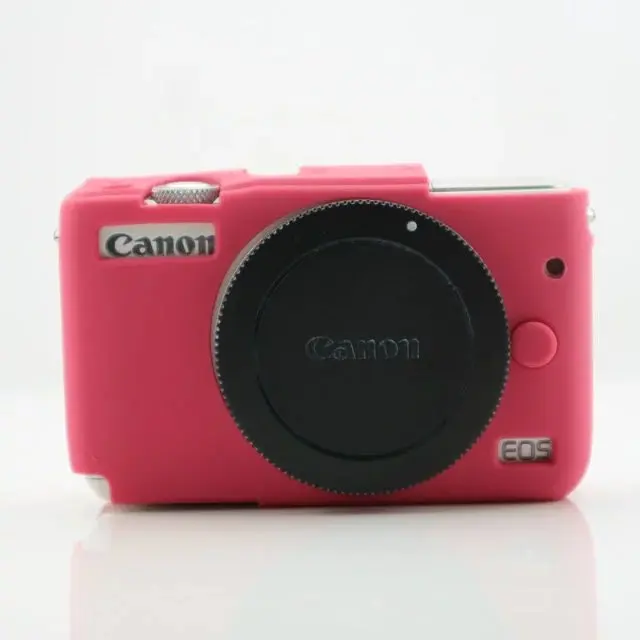 M10 Силиконовая кожа брони чехол корпус протектор для Canon EOS R EOS RP EOSRP M100 M3 M6 M10 цифровая камера слинг сумка на плечо - Цвет: M10