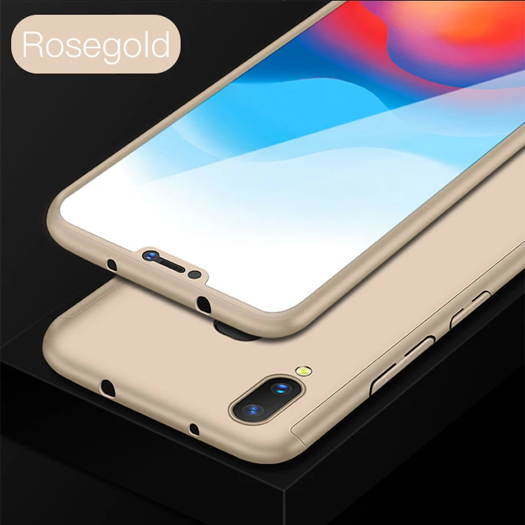 Gold 360 Полный корпус чехол для Xiaomi mi 8 9 SE 6X 5X 5S плюс ударостойкий Чехол-Крышка для Xiaomi mi Max mi x Note 2 3 A1 A2 A3 Lite F1 играть CC9e - Цвет: Gold