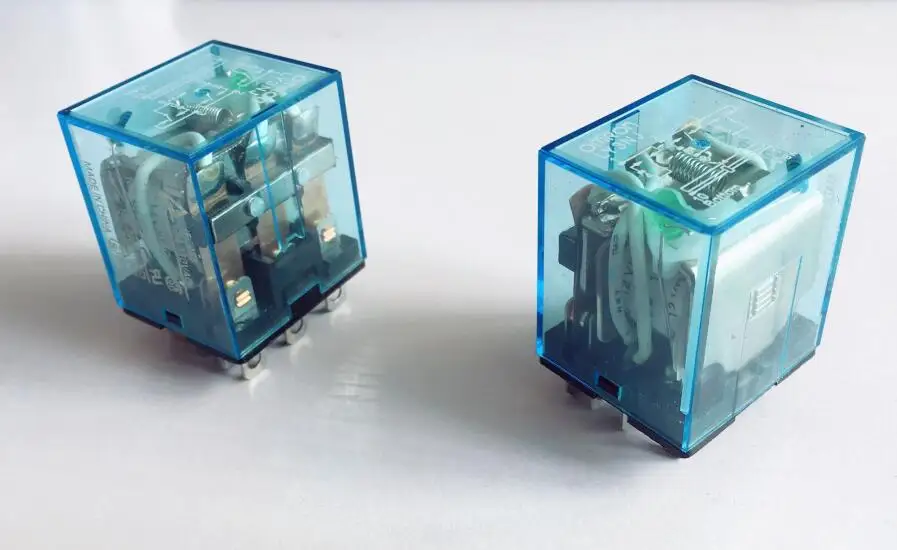 Промежуточное реле LY3NJ малое электромагнитное силовое с основанием 11 контактов 12