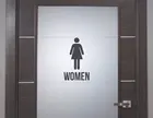 Для людей с ограниченными возможностями Ванная комната Туалет Toliet знак для мужчин женщин мужчин виниловая наклейка Дверь Окно Магазин Restaraunt Туалет Наклейка DR01