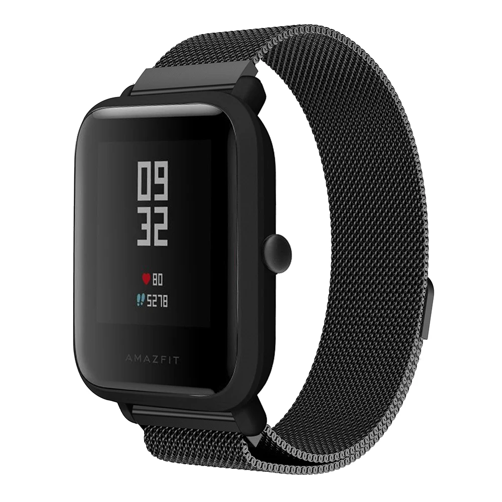 Для Huami Amazfit Bip 20 мм ремешок для часов Ремни Миланская петля браслета BIT PACE Lite