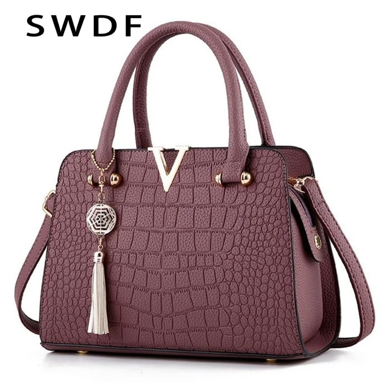 

Fashion Alligator leather women handbags famous designer brand bags Luxury Ladies Hand Bags And Purses Messenger shoulder bags