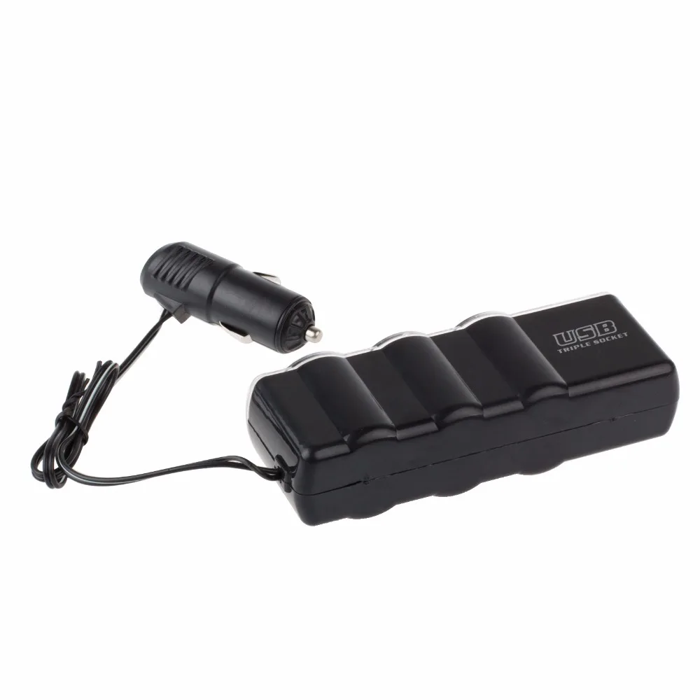 Разветвитель автомобильного прикуривателя Onever 1 3 концентратор 12 В/24 В с usb