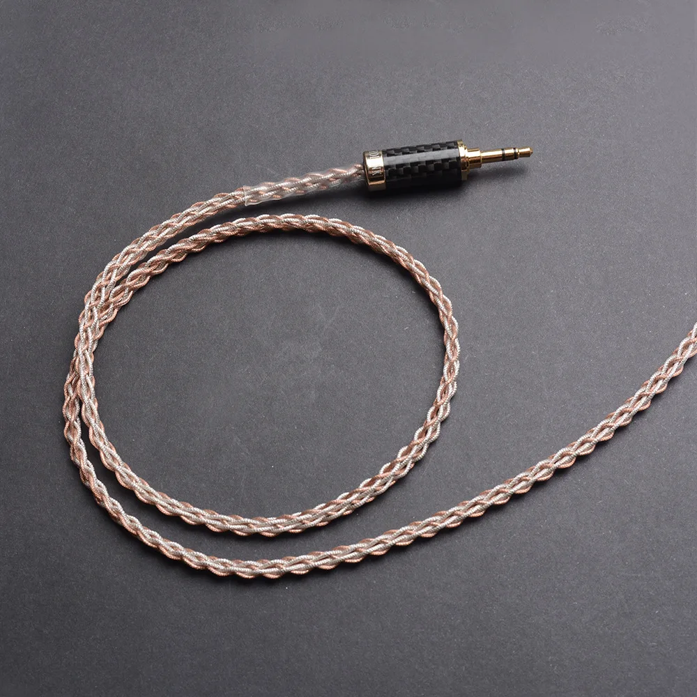 Обновленный кабель для наушников OKCSC MMCX jack сменный шнур DIY SHURE SE215 SE315 SE425 SE535 SE846 UE900S