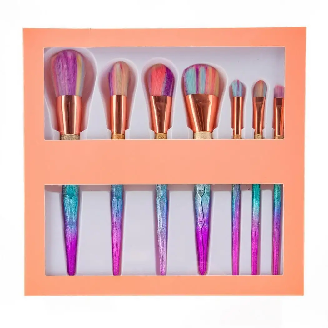 7PCS/Set Makeup Brushes Foundation Eyeshadow Powder All Skin Types Brush Tools Set/Kit of (PCS) 2cm/0.8inch | Красота и здоровье