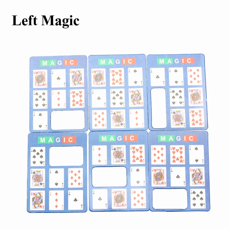 Индуктивная карта магические трюки покер Монте трюк легко классические для