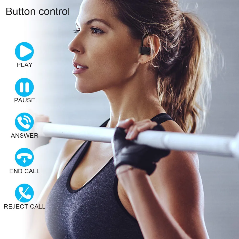 DUSZAKE TWS 4 2 Беспроводная Bluetooth гарнитура Наушники Спортивные наушники Беспроводные