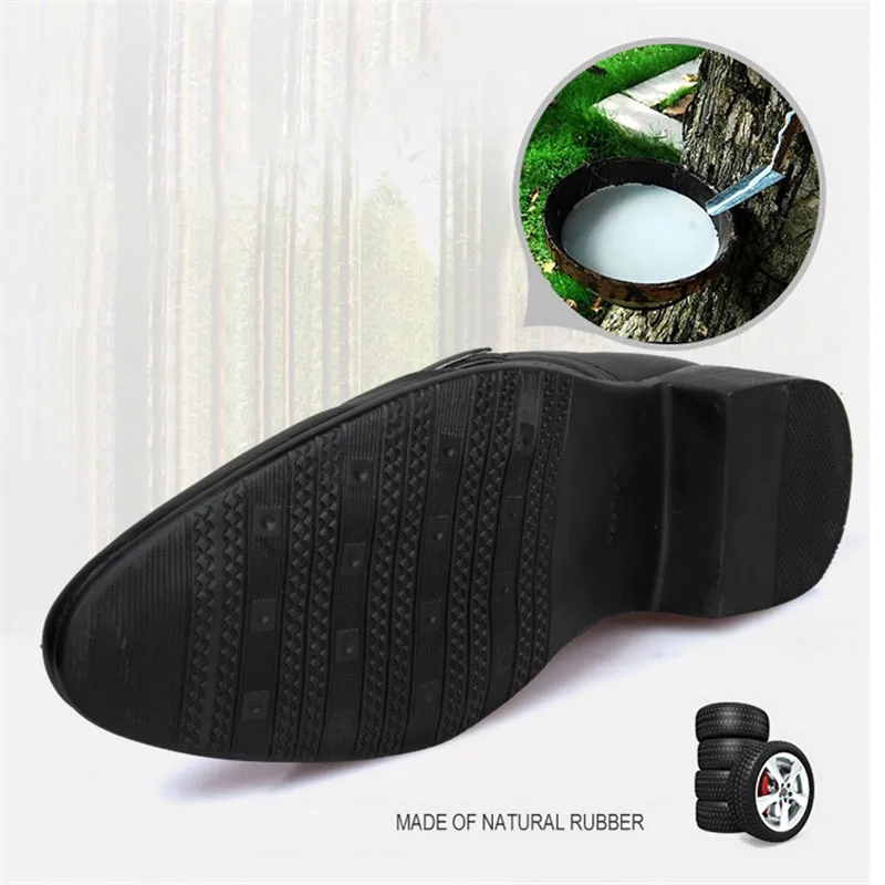 Летние мужские воздухопроницаемое платье перфорированные черные деловые туфли