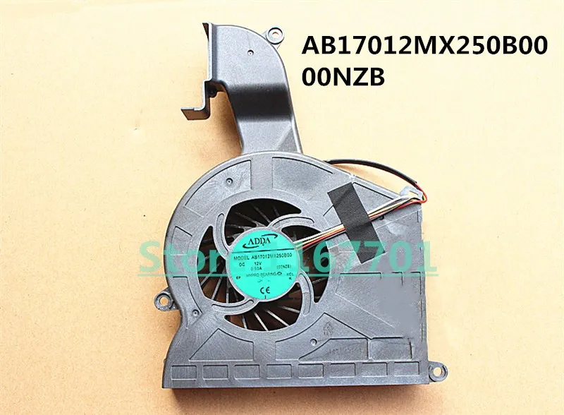 

New Original Laptop/Notebook CPU Cooling Fan For ADDA AB17012MX250B00 00NZB DC12V 0.5A 4pin 46NZCFATP00 All-in-one