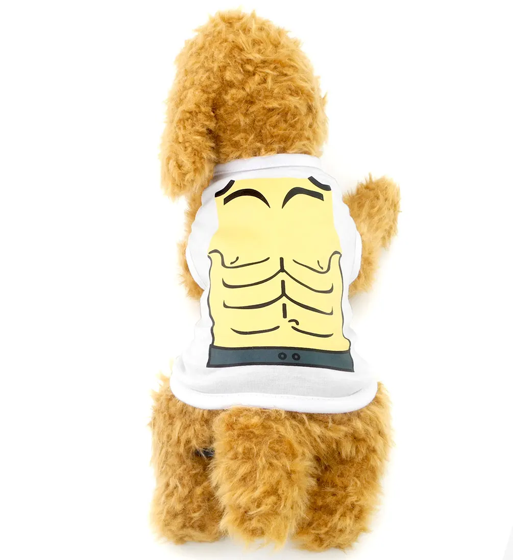 Малый Одежда Для Собак Щенок Рубашки Прохладный Мышцы Сексуальный Бикини Pattern