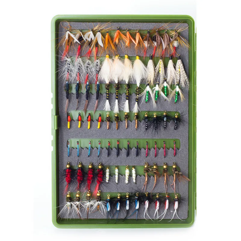 Набор рыболовных мушек 168 шт. для влажной и сухой рыбалки|fishing lure|bait lurefly fishing lure |