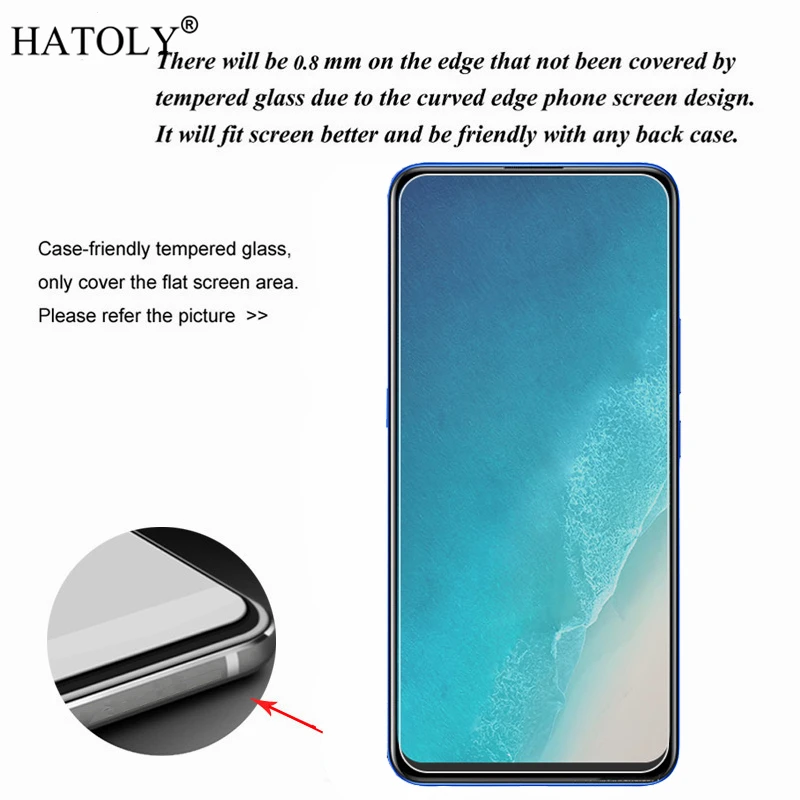 Vivo-vidrio templado V15, vidrio fino, 9H, Protector de pantalla HD, V15, 2 uds.-1