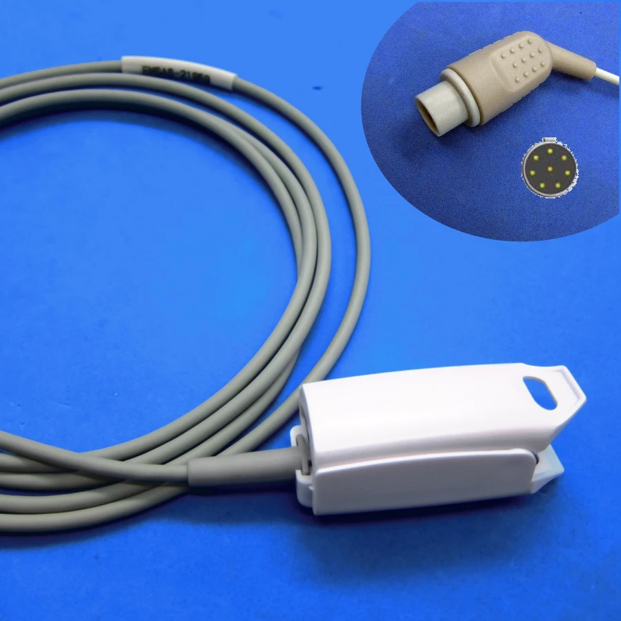 

Long cable AWT adult finger clip spo2 sensor for MEK MP1000 nellcor module patient monitor