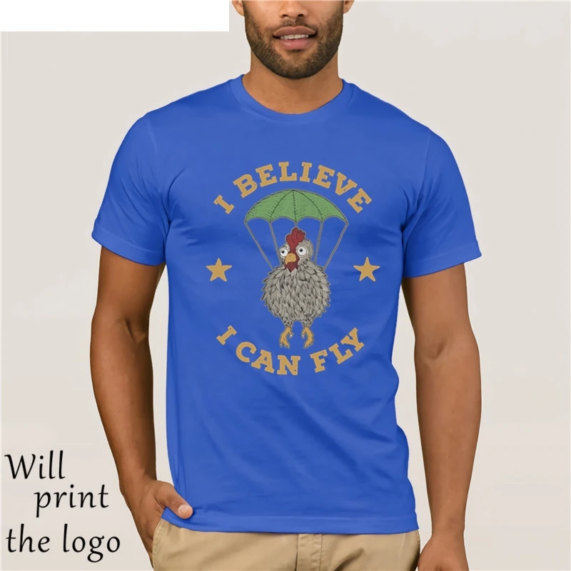 Camiseta divertida de los hombres mujeres novedad camiseta creo que puedo volar (13) крутая футболка | Мужская одежда