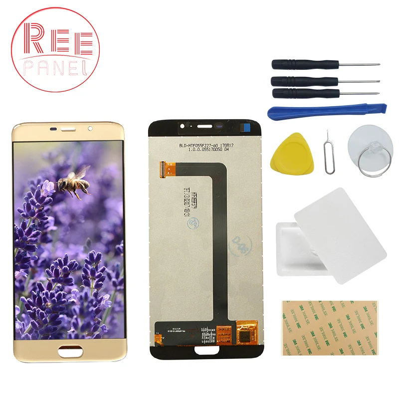 Ree панель высокого экрана ЖК для Elephone S7 дисплей сенсорный экран сборка дигитайзер