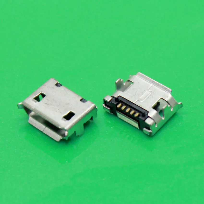 30 шт./лот разъем Micro USB Порты и разъёмы 2 ноги DIP 5 P SMD Jack 7.2 мм длинные пальцы для