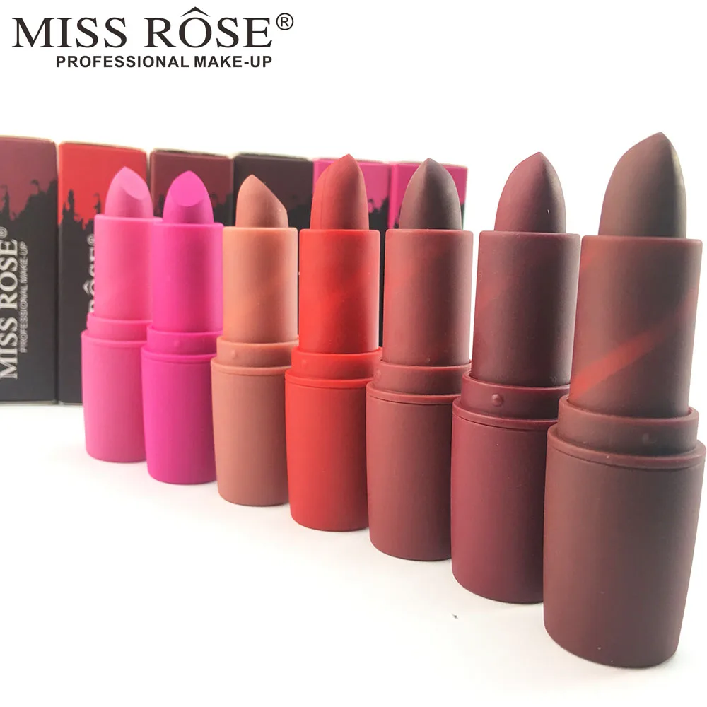 Губная помада мисс Роуз увлажняющая гладкая губная длительная Очаровательная