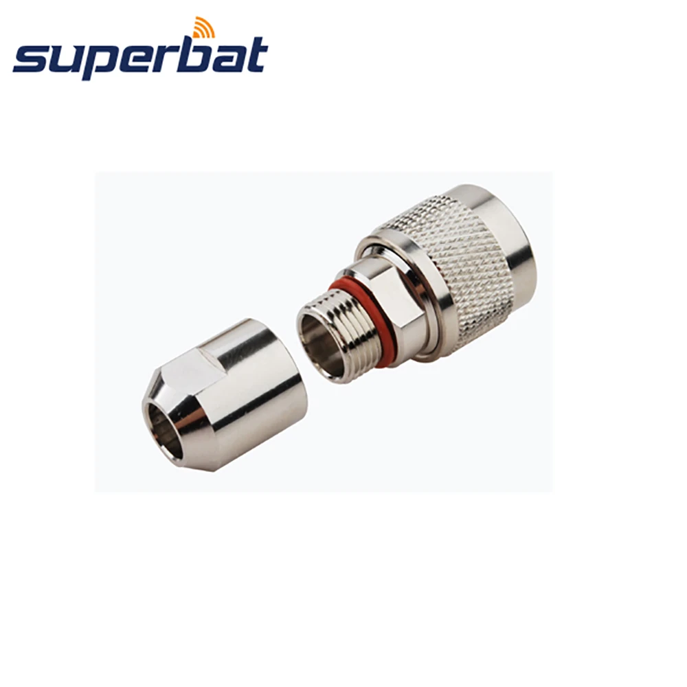 Superbat N штепсельная вилка с зажимом для гофрированной меди 1/4 &quotкабель прямой