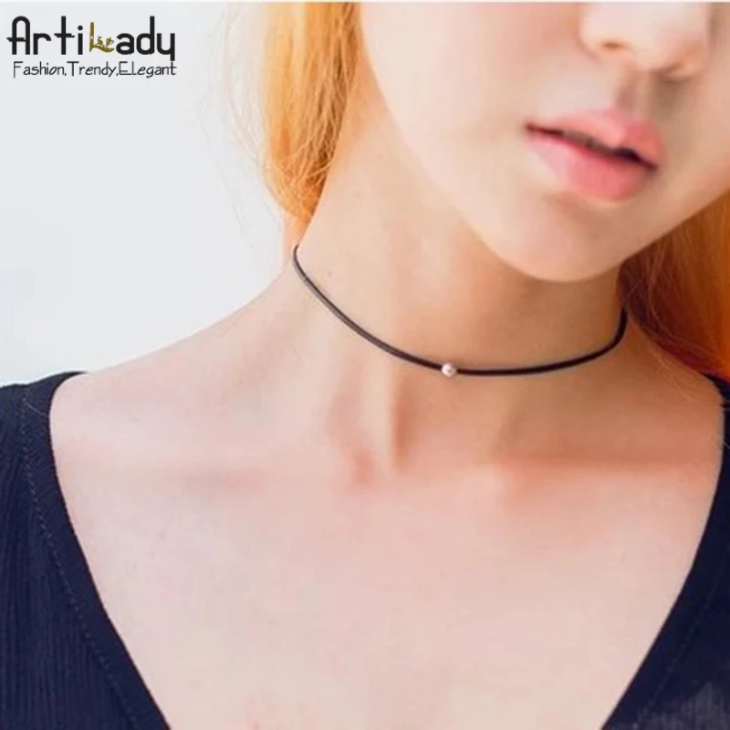 Женское минималистичное ожерелье Artilady украшение Вечерние|choker necklace|beaded necklaces for