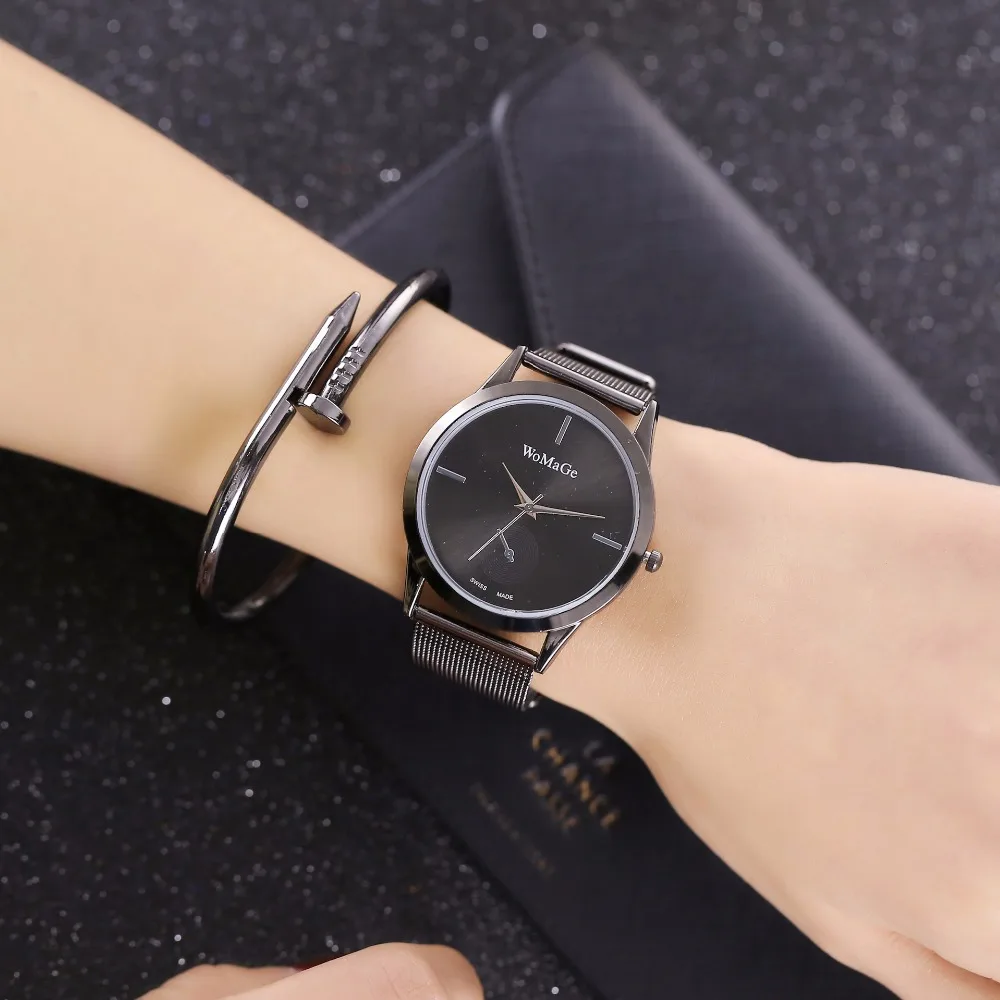 Reloj Mujer новые роскошные Брендовые женские часы Модные Классические кварцевые
