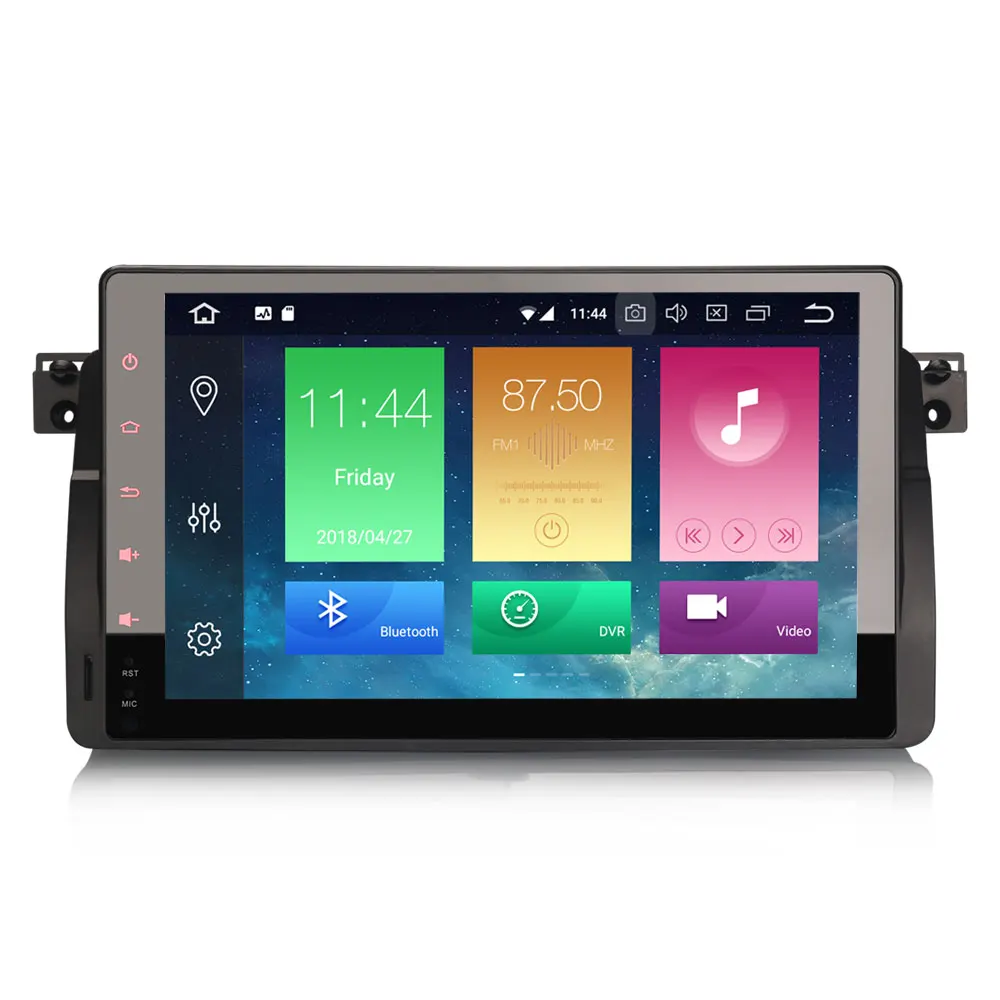 Erisin ES7496B 9 &quotHD Android 8 0 Octa core 4G Оперативная память автомобильный DVD OBD DAB + gps Sat для