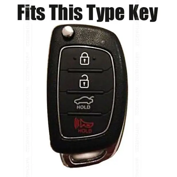Флип Открытый силиконовый чехол для ключей Fob Hyundai Mistra Santa Fe ix45 2013 2015 дистанционный