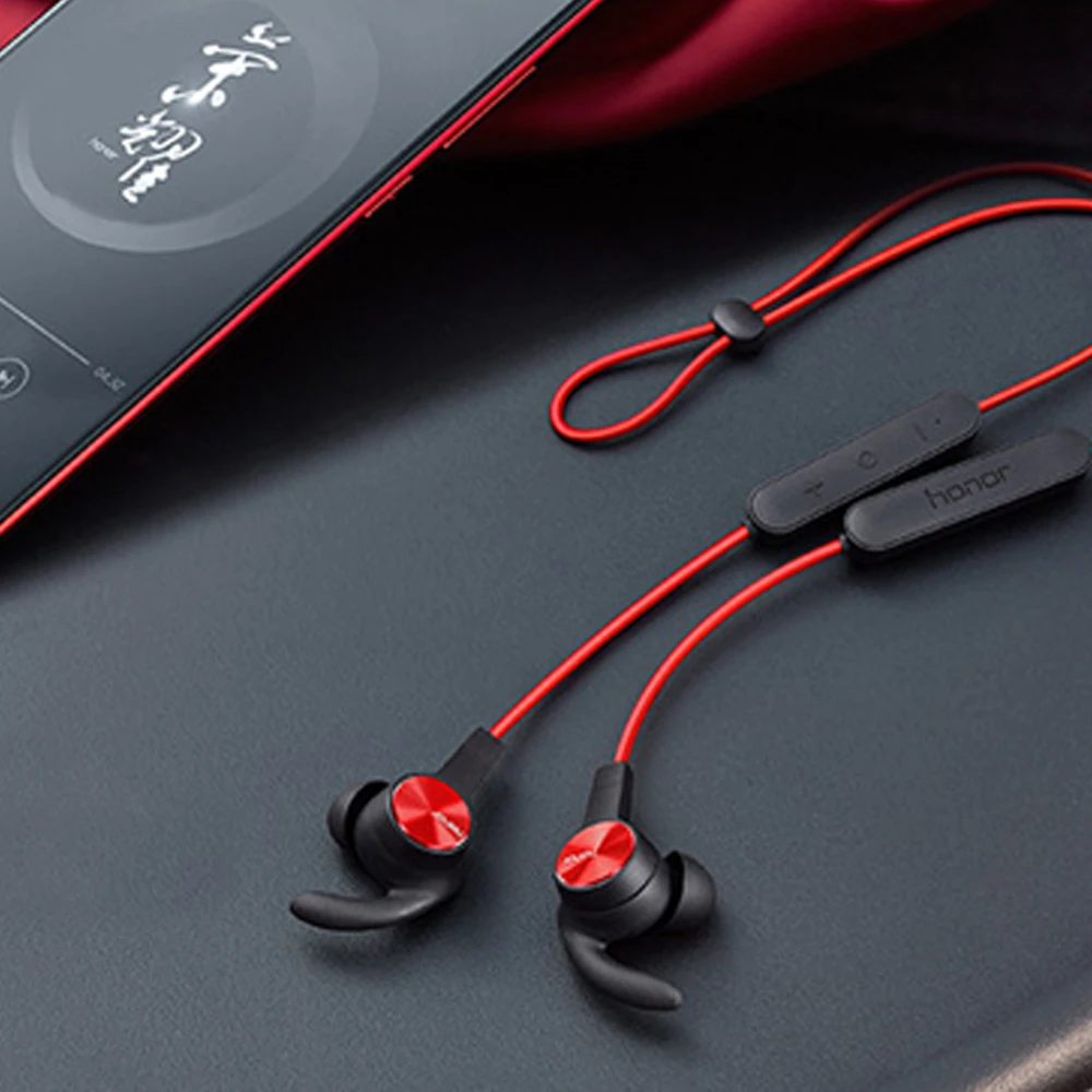 huawei Honor xSport Bluetooth гарнитура AM61 IPX5 Водонепроницаемый BT4.1 Музыкальный Микрофон управление беспроводные наушники для Android IOS