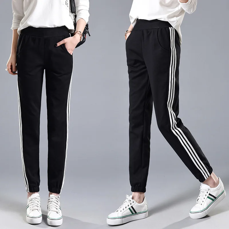 2018 Осень Новый стиль три бар классические ноги свободные и тонкие студенческие