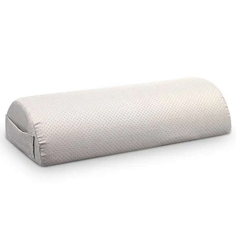Light Grey Мягкая дышащая моющаяся подушка для ног для дома и офиса с медленным отскоком, эластичная хлопковая подкладка для ног - Цвет: Light Grey