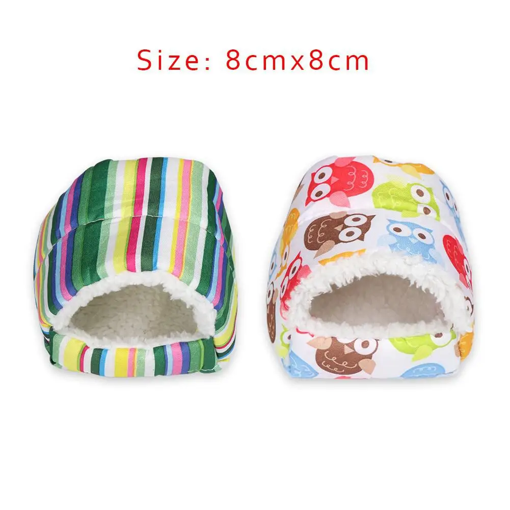 Adeeing мини хомяк теплый коврик спальная кровать гнездо плюшевый Мягкий Кролик