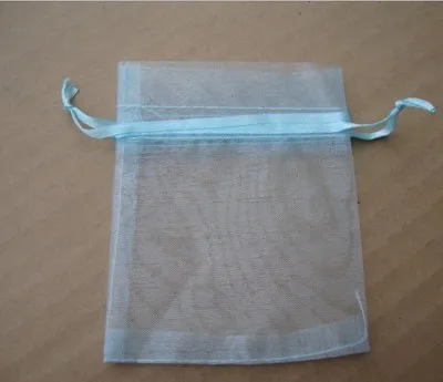 100pcs/lot Turquoise Blue colour Organza Bags 7x9cm Wedding Favour Gift bag Jewellery pouches|pouch handbag|bag parispouch packing machine price |