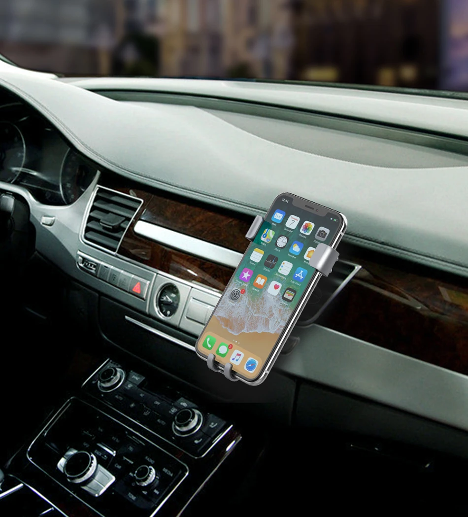 Автомобильный держатель для телефона Essager Gravity для iPhone samsung, металлический Автомобильный держатель для телефона, держатель на вентиляционное отверстие автомобиля, держатель для мобильного телефона, подставка