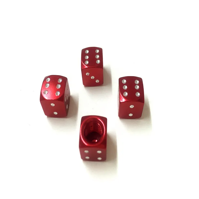 Алюминиевые игральные кости 5 цветов колпачки для автомобильного мотоцикла