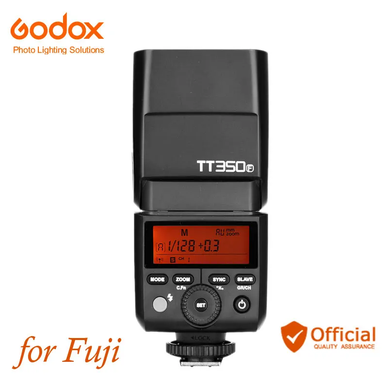 

Godox TT350F Mini Speedlite Camera Flash TTL HSS 1/8000S 2.4G Wireless for Fuji Fujifilm X-Pro2 X-T10 20 X-T1 2 X-Pro1 X100T F