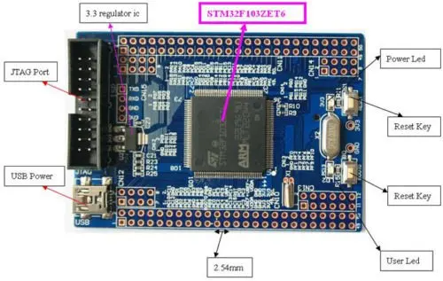 

UET STM32F103ZET6 144-pin core board