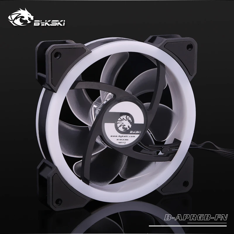 Bykski 12 см RGB Вентилятор охлаждения. 12V 4Pin. P/N: B-APRGB-FN | Компьютеры и офис