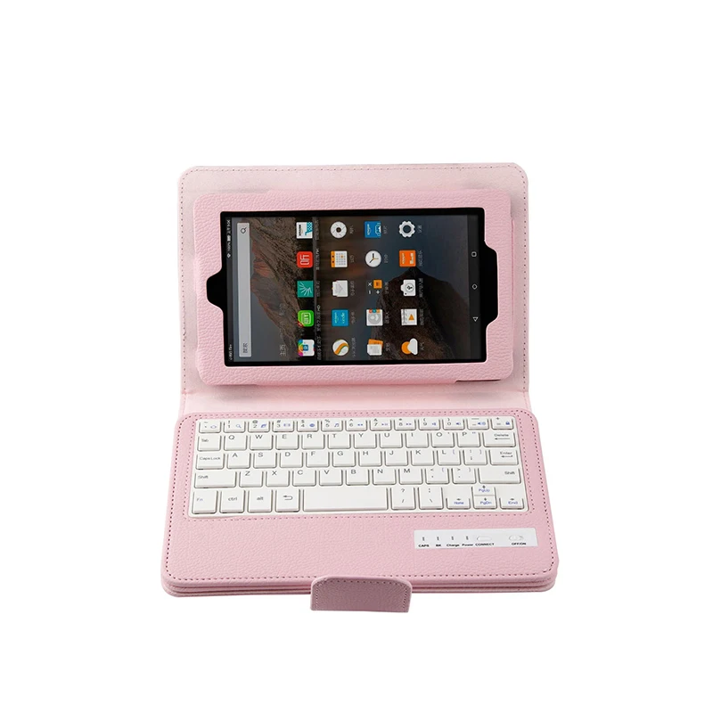 Чехол с клавиатурой для Amazon Kindle Fire HD7 2015 Bluetooth клавиатура откидной крышкой