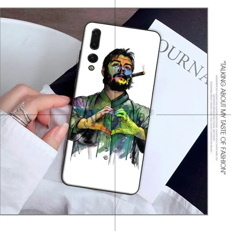 Новый чехол для телефона Ruicaica Smoking Che Guevara Huawei Mate10 Lite P20 Pro P9 P10 Plus Mate9 10 Honor 9 View |
