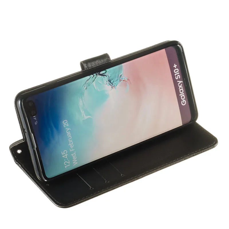 Кожаный флип-чехол для Smasung Galaxy S10 5G S10e S9 S8 плюс A70 A50 A40 A30 A20 A10 A6 A7 A8 M30 M20 M10 S7 S6 край S5 чехол