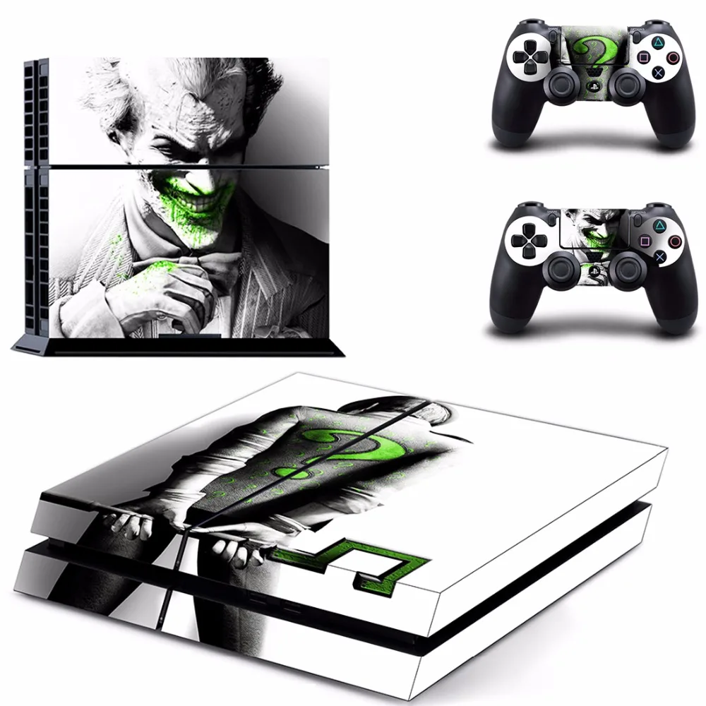 Joker series Vinyl Skin Sticker for Sony PS4 Pro Console 2 Controllers Decal Cover Game Accessories Batman | Электроника
