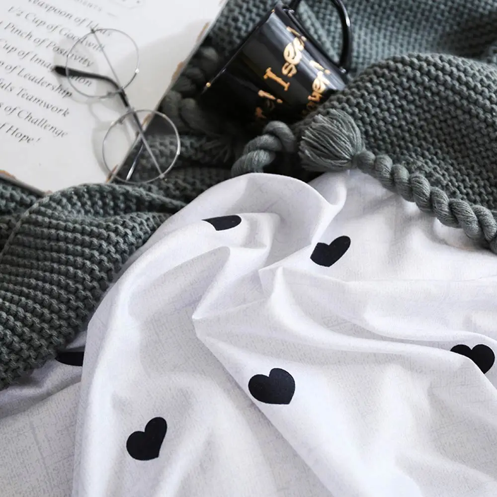 Комплект постельного белья для папы и мимы простыня с рисунком наволочка