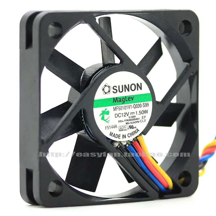 Новинка, SUNON MF50101V1-Q030-S99 5010, 12 В, 1,50 Вт, 5 см, 4-контактный Вентилятор охлаждения PWM
